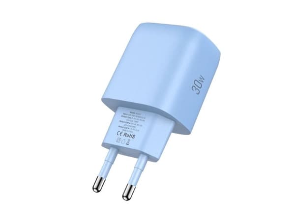 Tech-Protect NCA30 väggladdare PD 30W QC3.0 USB-A / USB-C - blå