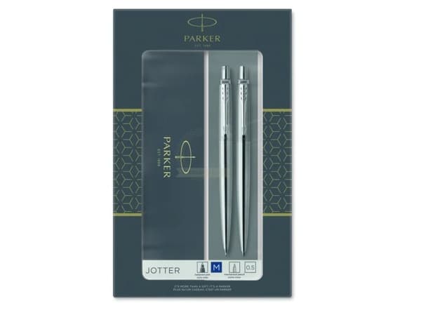 Parker Duo Set Jotter CT Pen &amp; Pencil Silver