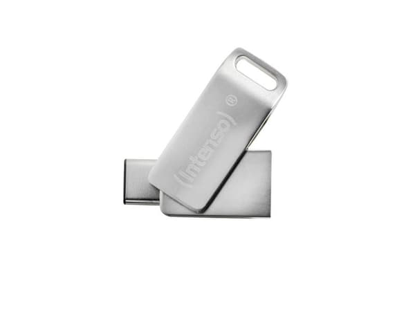 Intenso cMobile Line - USB-flashstasjon - 128 GB - USB 3.2 Gen 1 / USB-C - sølv