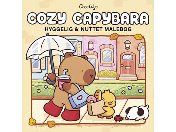 Fargebok: Cozy Capybara - Cozy Coloring