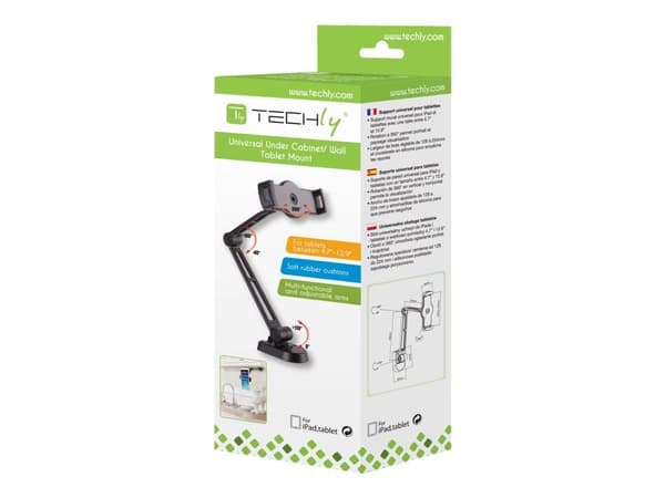 Techly ICA-TBL 2802, Tabletti/UMPC, Passiiviteline, Sisätila, Musta