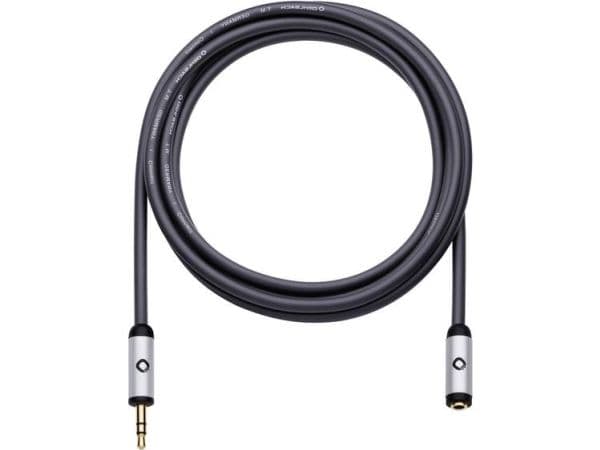 OEHLBACH 60036, 3.5mm, Hankjønn, 3.5mm, Hunkjønn, 5 m, Sort