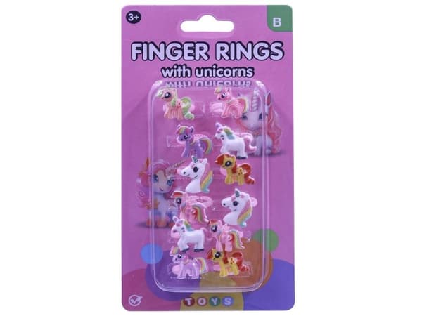 Fingerringar med enhörningar