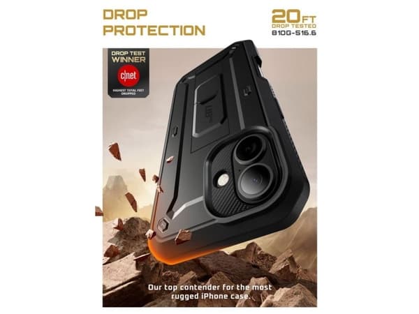 Supcase UB Pro etui till iPhone 17 - Sort