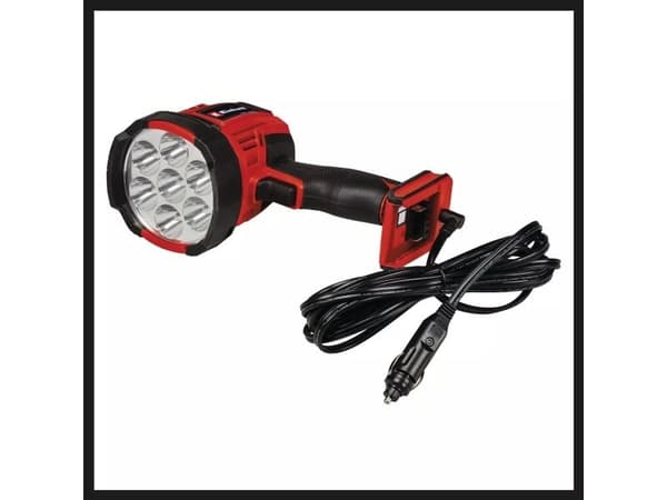 Einhell TE-CL 18/2500 LiAC-solo, LED, 7 ampuller, Sort, Rød - SOLO