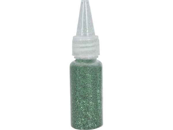 Grønt glitter til utkledning og pynt, 10 g