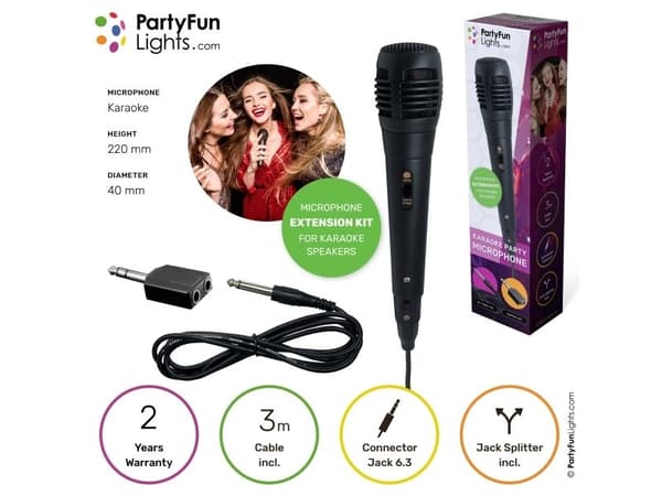 Equip trådbunden mikrofon inkl. adapter