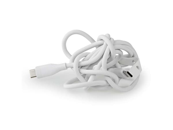 Nedis CCGB60820WT15, 1,5 m, USB C, USB C, USB 2.0, 0,48 Gbit/s, Hvit