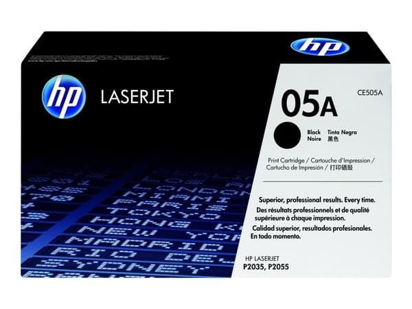 Lasertoner hp 05a ce505a, 2 300 sidor, svart