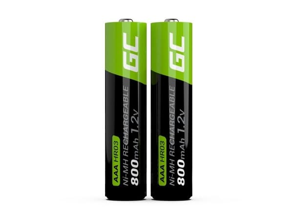 Green Cell - Batteri 2 x AAA - NiMH - (oppladbart) - 800 mAh