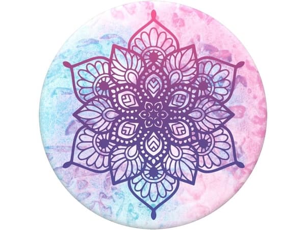 PopSockets Swappable PopGrip - Fingergrepp/vikbart ställ för mobiltelefon - Rainbow Nirvana