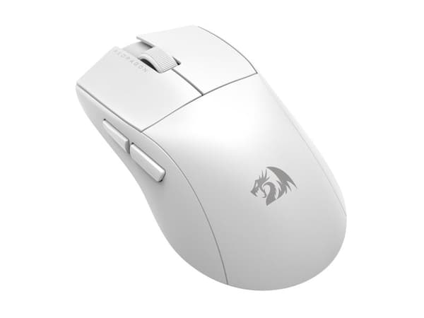 REDRAGON M916W-LIT-1K, RF Wireless + Bluetooth + USB Type-C, Hvit