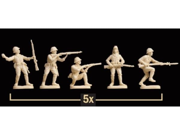 1:72 WWII japansk infanteri