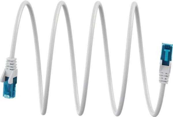 Ultraflexibel patchkabel CAT 6A, U/UTP, vit