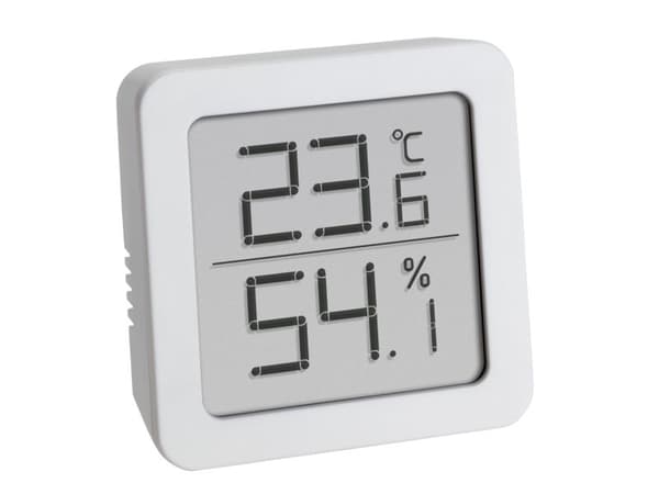TFA - Termohygrometer - digital - hvit