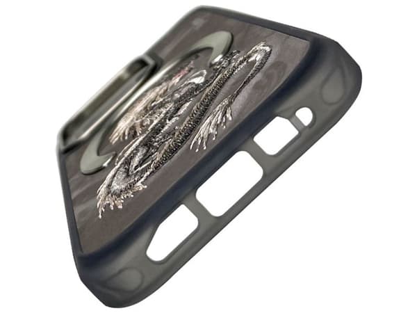 Nimmy Dragon MagSafe-deksel til iPhone 16 Pro - grå