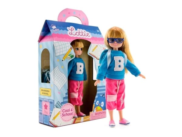 Lottie Dolls Cool 4 School, Modedocka, Flicka, 3 År, Flicka, Blå, Rosa