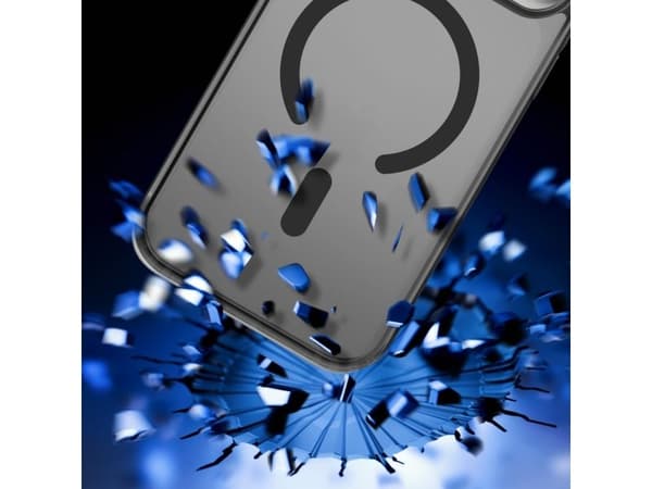 3MK Frosty MagCase etui til Apple iPhone 17 Pro Max | sort