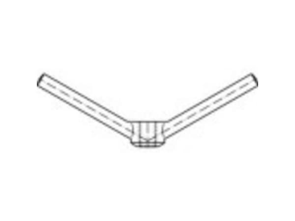 TOOLCRAFT fingerskruvmutter M20 DIN 80701 mässing | 1 st