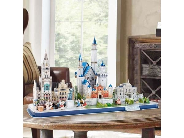 Cubicfun 3D-puslespill City Line Bayern