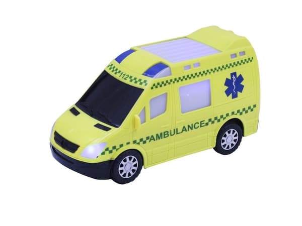 Ambulance bump n' go m/lys og lyd