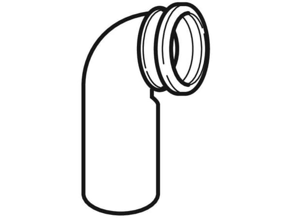 Geberit 367.792.16.1, 90°, 225 mm