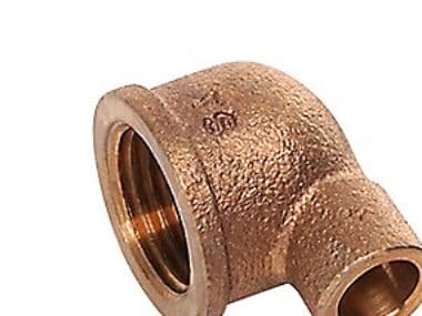Vinkel 90gr 1/2 -15 mm - rørgevind muffe og loddemuffe