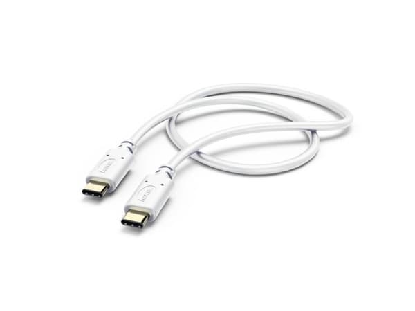 Hama 00183330, 1 m, USB C, USB C, USB 2.0, 0,48 Gbit/s, Hvit