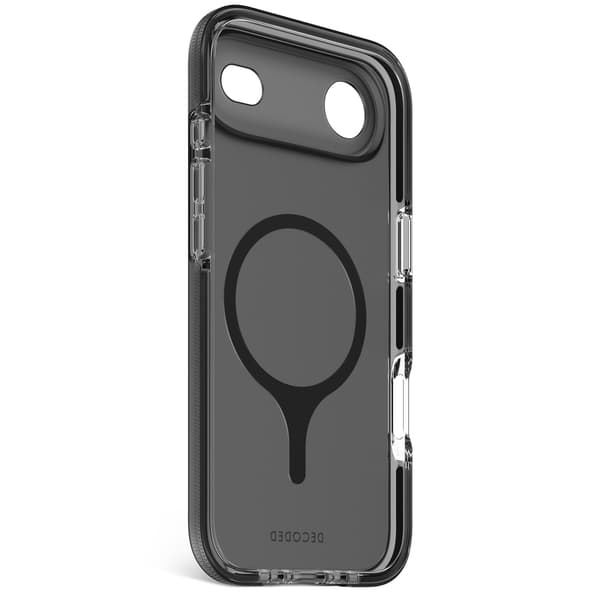 Decoded D26IPO17ABCT2FK, Suojus, Apple, iPhone Air, 16,5 cm (6.5"), Läpinäkyvä, Musta