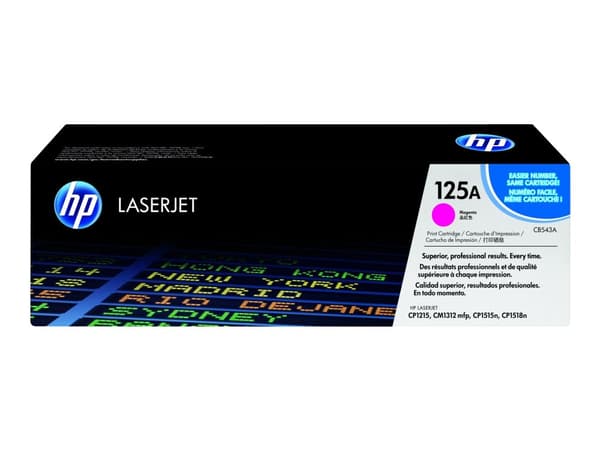 Lasertoner hp 125a cb543a, 1 400 sidor, magenta