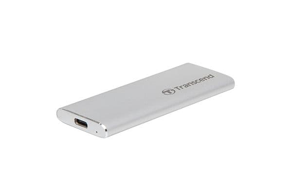 Transcend ESD260C - SSD - 250 GB - extern (bärbar) - USB 3.1 Gen 2 - silver