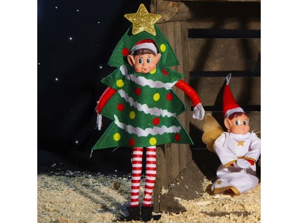 Elf joulukuusi asu