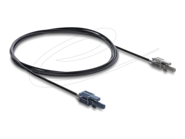 DeLOCK 90999, Musta, Harmaa, Monitila, 2 m, 1 kpl