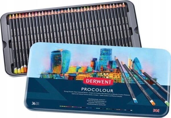 Derwent Procolour pencil - 36stk tin