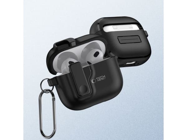 Tech-Protect SLIM HOOK til Apple AirPods 4 svart