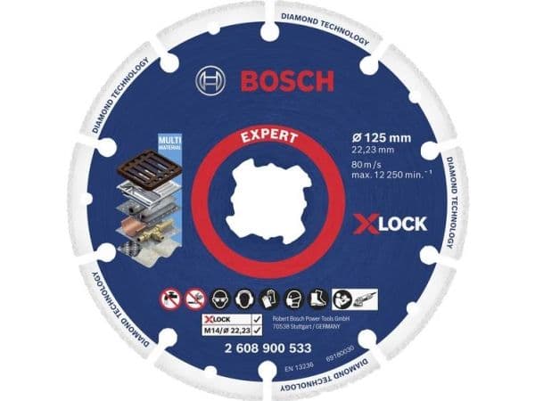 Bosch DIAMOND DISC FOR METAL XLOCK 125MM