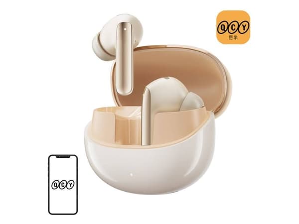 TWS QCY MeloBuds Pro HT08 hörlurar, ANC (guld)