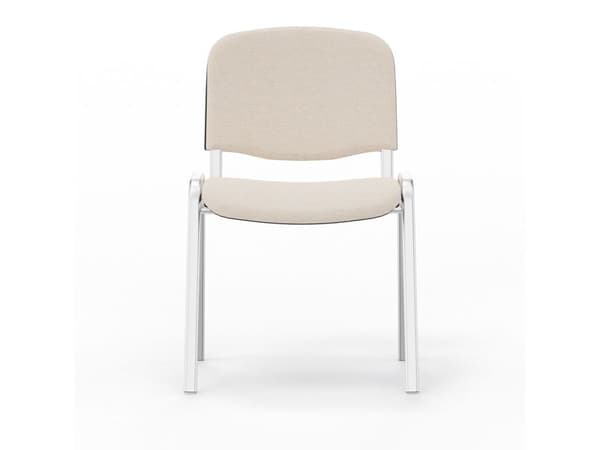 Iso-stol, sand med alugrå ben
