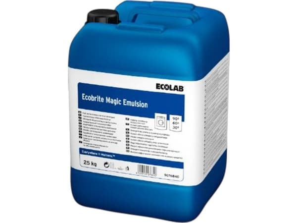 ECOLAB Ecobrite Magic alkalisk vaskemiddel-emulsjon - 25 kg
