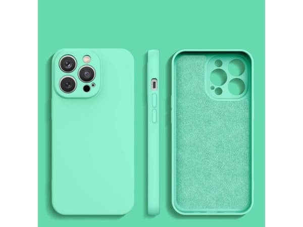 Hurtel Silikonikotelo iPhone 14 Plus silikonikotelo mintunvihreä