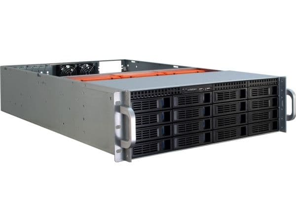 Inter-Tech IPC 3U-3416 - Rackmonterbar 3U - SSI EEB - ingen strømforsyning - USB