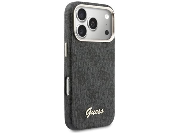 Guess 4G Script MagSafe-skal till iPhone 17 Pro - svart