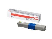 OKI - Gul - original - tonerpatron - for OKI MC562dn, MC562dnw, MC562w; C510dn, 511dn, 530dn