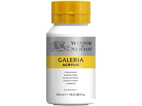 Galeria Acrylic 500 ml Titanium White 644