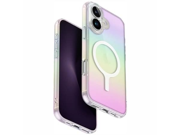 Uniq Iridescia Magclick Charging Case for iPhone 16 Plus - Multicolor