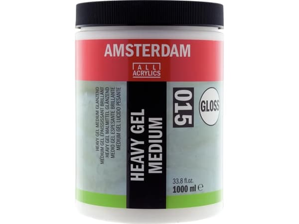 Amsterdam Heavy gel medium gloss 015, krukke
