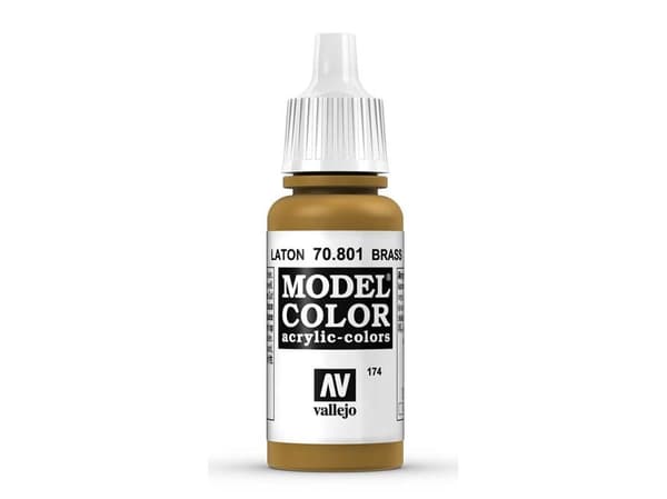 Vallejo 70.801, 17 ml, Messinki, Metallinen, Pullo