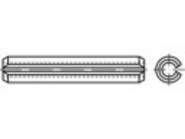 TOOLCRAFT TO-5379411 Rørstifter Rustfrit stål 100 stk