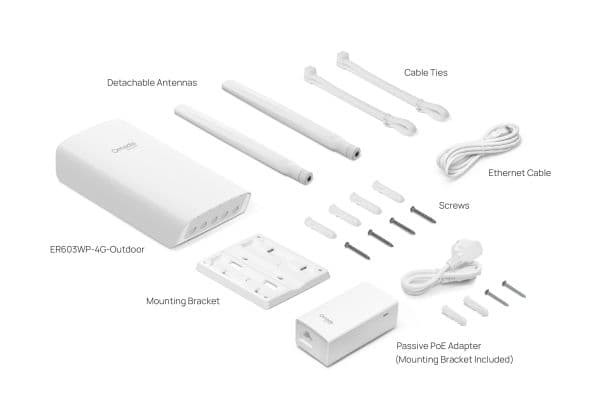 TP-Link Omada Gateway, Vit, Väggmontering, Status, Extern, 256 MB, DDR3