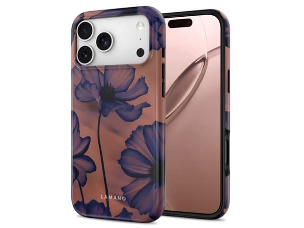 Tech-Protect Lamano MagSafe case for iPhone 18 Pro / 17 Pro - navy blue and brown